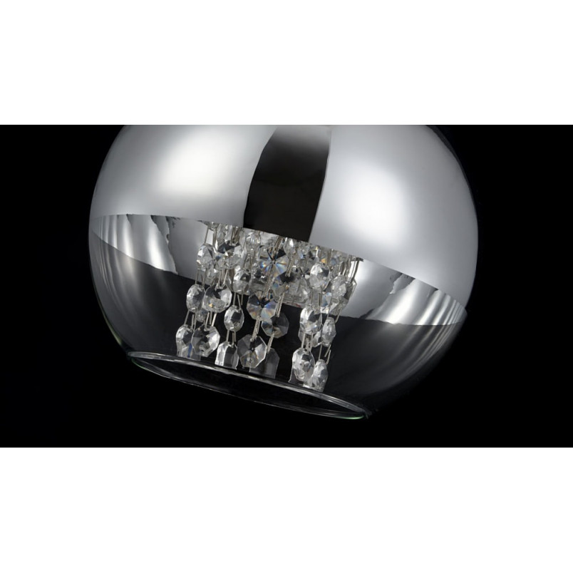 Lampa Wisząca Glamour Maytoni Fermi | Chrom, Szkło | Kup Teraz!