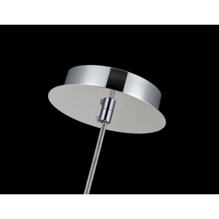 Lampa wisząca Maytoni Fermi: Szklany glamour z kryształkami | 30cm