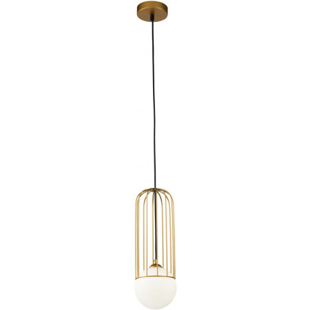 Lampa wisząca Telford - Szkło, Biało-Złota | Maytoni