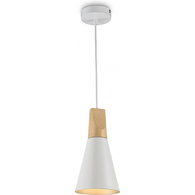 Lampa Wisząca Skandynawska Stożek Biała Maytoni | E27