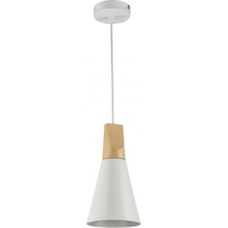 Lampa Wisząca Skandynawska Stożek Biała Maytoni | E27
