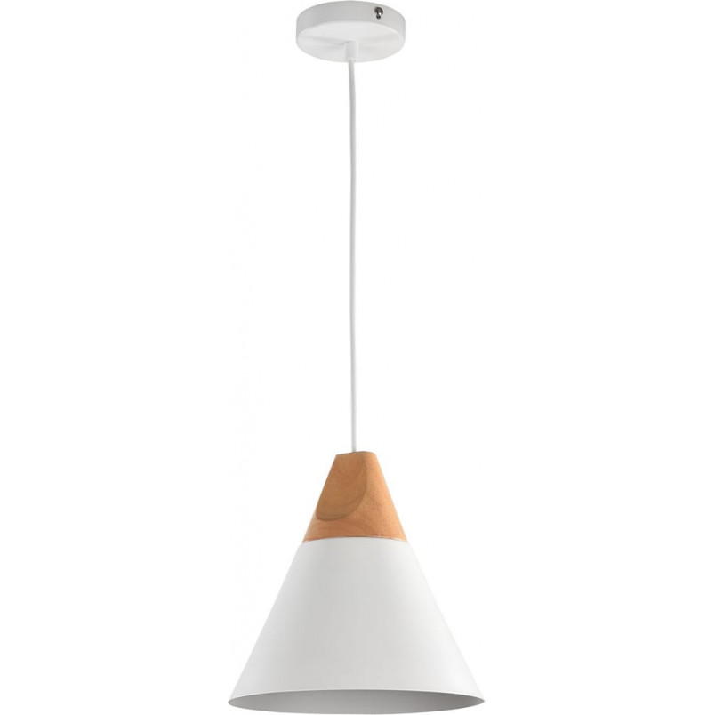 Lampa Wisząca Skandynawska Stożek Bicones Maytoni | Biała 22cm