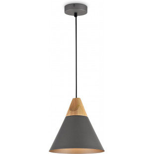 Lampa Wisząca Skandynawska Maytoni | Szara, Drewno, E27 - Kup Teraz!