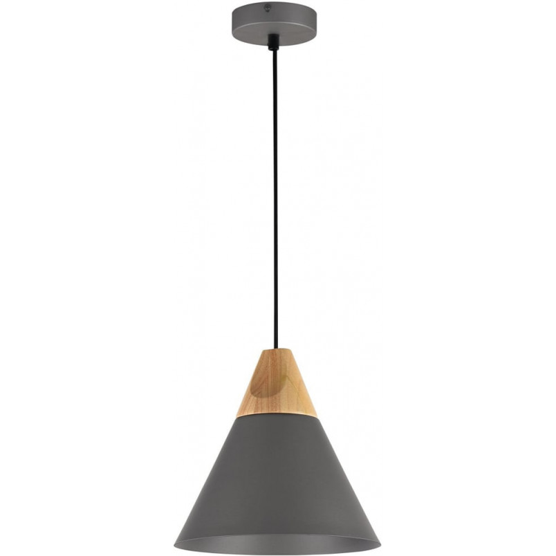 Lampa Wisząca Skandynawska Maytoni | Szara, Drewno, E27 - Kup Teraz!