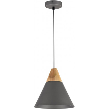 Lampa Wisząca Skandynawska Maytoni | Szara, Drewno, E27 - Kup Teraz!