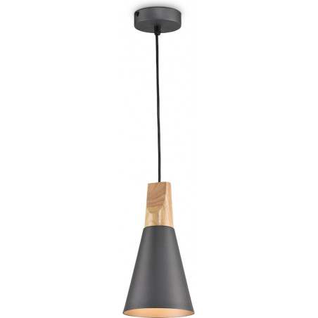 Lampa wisząca szara Maytoni Bicones | Skandynawski design