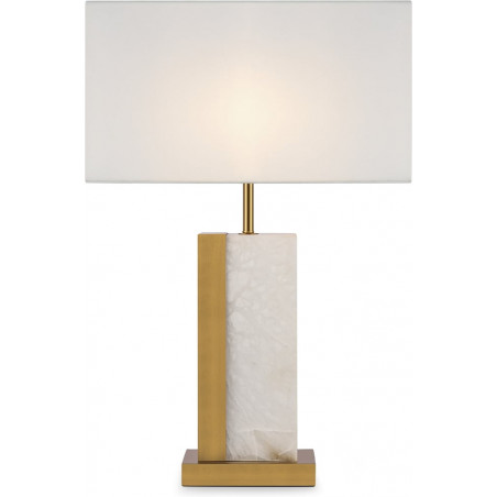 Lampa stołowa Bianco Maytoni | Elegancki design, biało-mosiężna