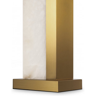 Lampa stołowa Bianco Maytoni | Elegancki design, biało-mosiężna