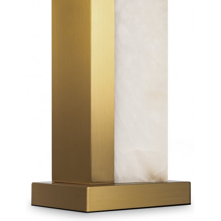 Lampa stołowa Bianco Maytoni | Elegancki design, biało-mosiężna