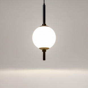 Lampa wisząca Maytoni The Sixth Sense | Kula szklana, biały/czarny