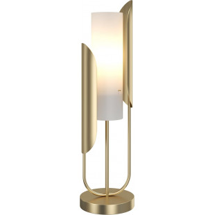 Lampa Cipresso Maytoni: Elegancka biało-złota lampa szklana