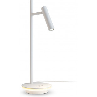 Lampa biurkowa minimalistyczna Estudo LED biała Maytoni