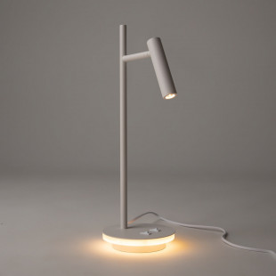 Lampa biurkowa minimalistyczna Estudo LED biała Maytoni