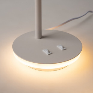Lampa biurkowa Estudo LED biała Maytoni | Nowoczesny design