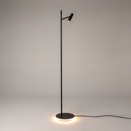 Lampa podłogowa Estudo LED czarna - Maytoni | Minimalistyczny design