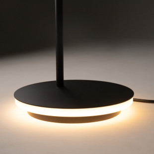 Lampa podłogowa Estudo LED czarna - Maytoni | Minimalistyczny design
