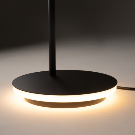 Lampa podłogowa Estudo LED czarna - Maytoni | Minimalistyczny design