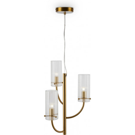 Lampa wisząca Hampton Arco III Maytoni | Szkło, Mosiądz