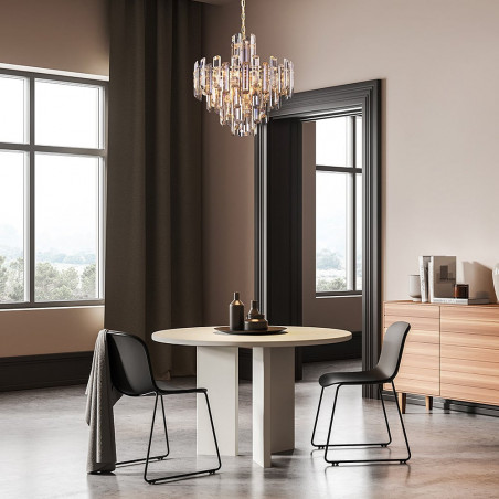 Żyrandol Flare Maytoni - Złoty, Szklany, Glamour | Kup Online