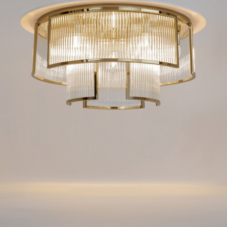 Plafon szklany Hampton Frame 65cm - Maytoni | Luksus i blask
