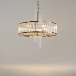 Lampa wisząca Hampton Frame Maytoni - Szkło Przezroczyste/Złote