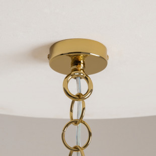 Lampa wisząca Hampton Frame Maytoni - Szkło Przezroczyste/Złote