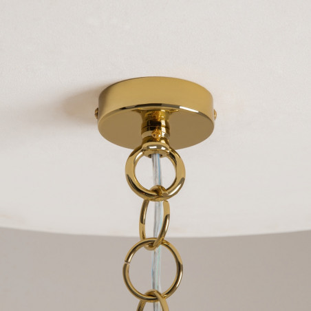 Lampa wisząca Hampton Frame Maytoni - Szkło Przezroczyste/Złote