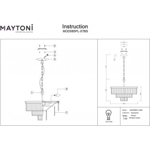 Żyrandol Kryształowy Revero Maytoni | Luksusowy Design