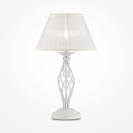 Lampa stołowa Grace Maytoni | Antyczny design, biały abażur