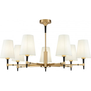 Żyrandol wiszący hampton Zaragoza 88cm biało-mosiężny Maytoni