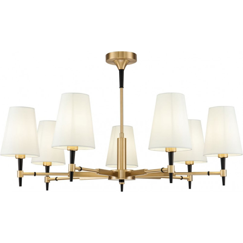Żyrandol Hampton Zaragoza | Biało-Mosiężny Maytoni | Sklep Lamp