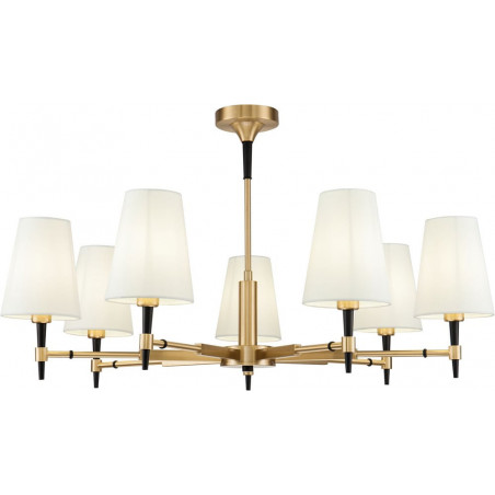 Żyrandol Hampton Zaragoza | Biało-Mosiężny Maytoni | Sklep Lamp