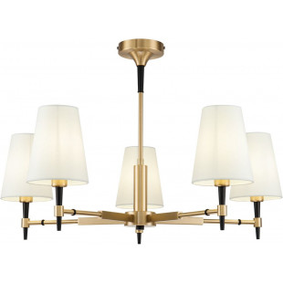 Żyrandol wiszący hampton Zaragoza 78cm biało-mosiężny Maytoni