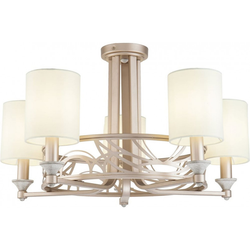 Lampa Hampton Vittoria Maytoni | Biało-złota, 5 punktów