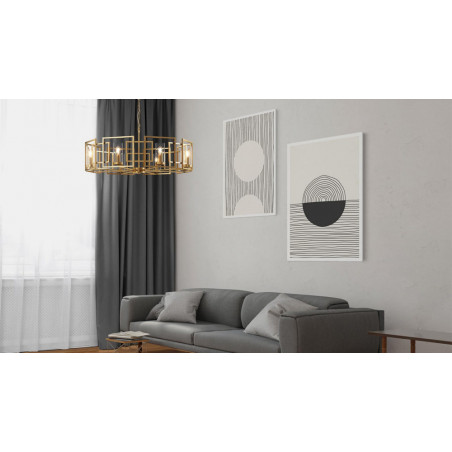 Lampa wisząca Hampton Bowi złota Maytoni | Elegancki design