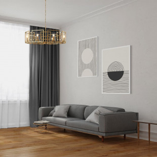 Lampa wisząca Hampton Bowi złota Maytoni | Elegancki design