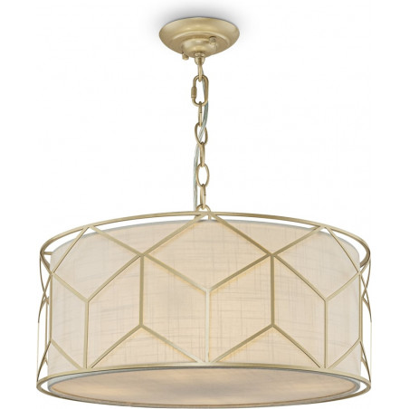 Lampa wisząca Messina Maytoni: Beżowo-złoty, elegancki design