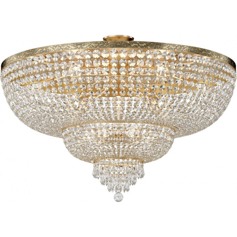 Plafon kryształowy Palace | Złoty Maytoni 100cm - Luksus i Blask