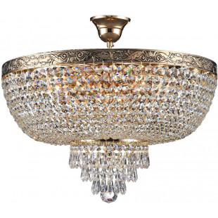 Plafon kryształowy Palace 50cm antyczny złoty Maytoni