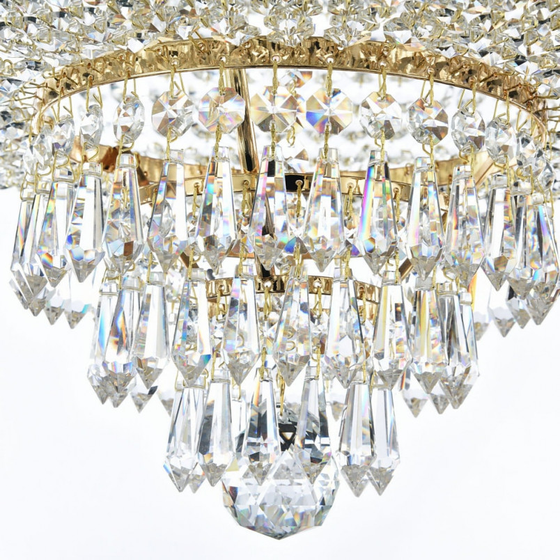 Plafon kryształowy Palace 50cm złoty Maytoni - Luksusowy design
