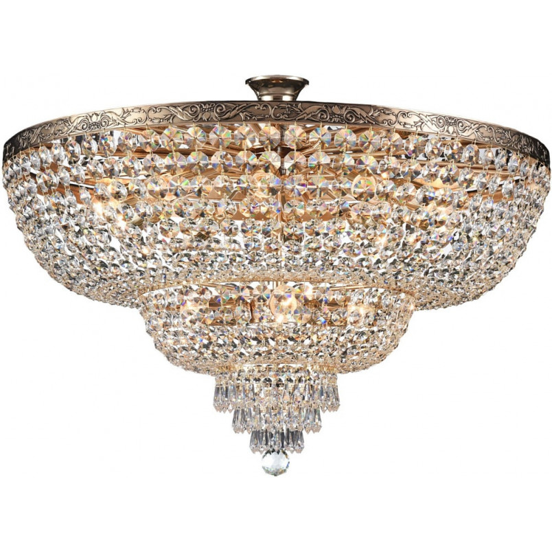 Plafon kryształowy Palace 80cm złoty Maytoni | Luksusowy design