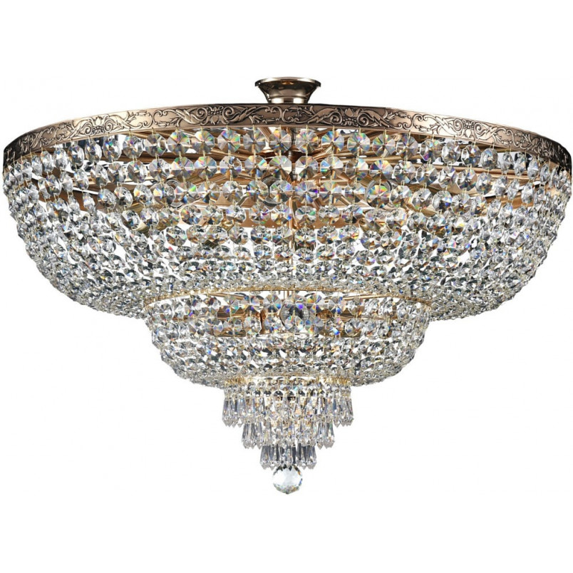 Plafon kryształowy Palace 80cm złoty Maytoni | Luksusowy design