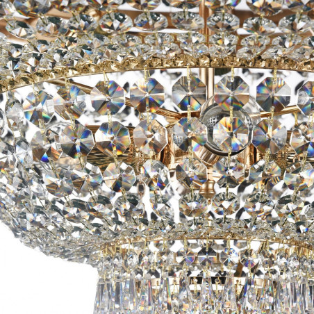 Plafon kryształowy Palace 80cm złoty Maytoni | Luksusowy design