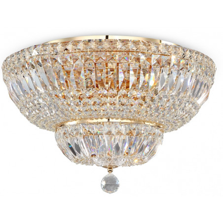 Plafon kryształowy Basfor 46cm złoty - Maytoni | Luksus i elegancja