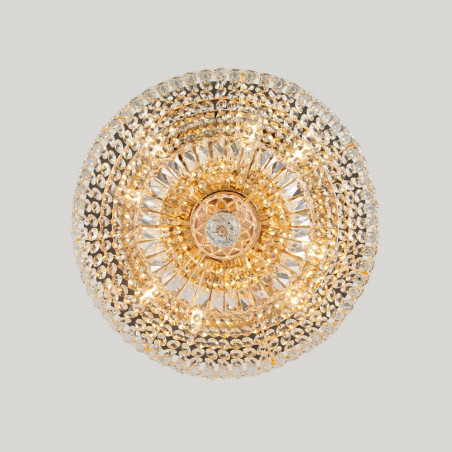 Plafon kryształowy Basfor 46cm złoty - Maytoni | Luksus i elegancja