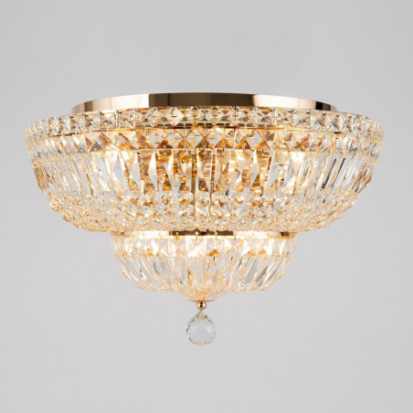 Plafon kryształowy Basfor 46cm złoty - Maytoni | Luksus i elegancja