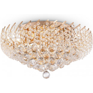 Plafon kryształowy glamour Karolina 51cm przeźroczysto-złoty Maytoni