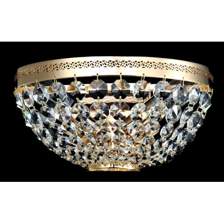 Kinkiet kryształowy Ottilia złoty Maytoni - Elegancki design