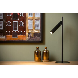 Lampa biurkowa LED Philon czarna | Lucide - Minimalistyczny Design
