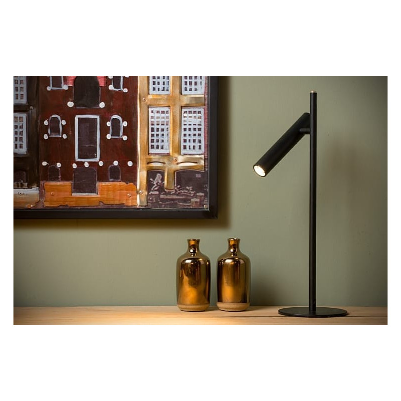 Lampa biurkowa LED Philon czarna | Lucide - Minimalistyczny Design